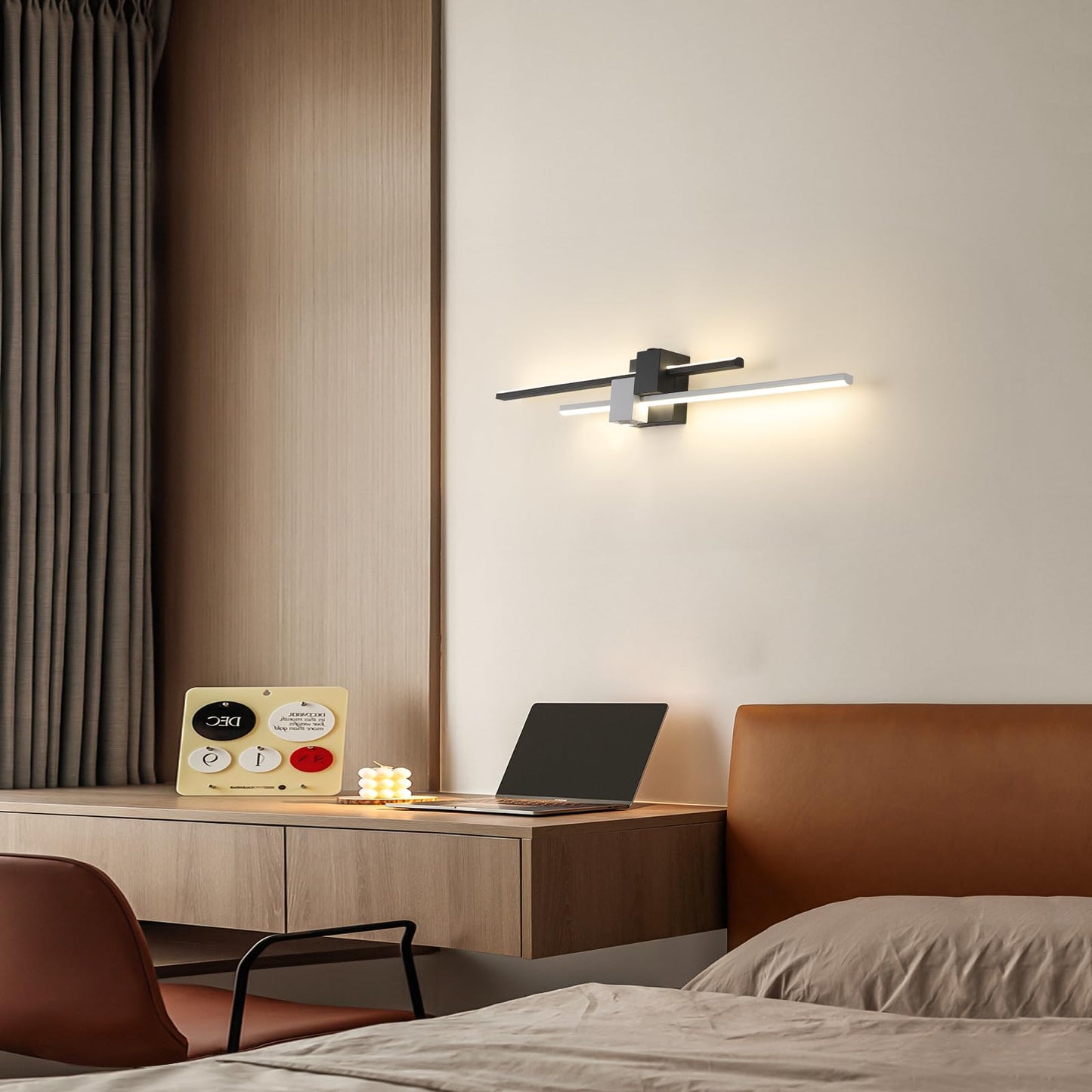 Garwarm Modern LED Wall Light for Bedroom or Hallway