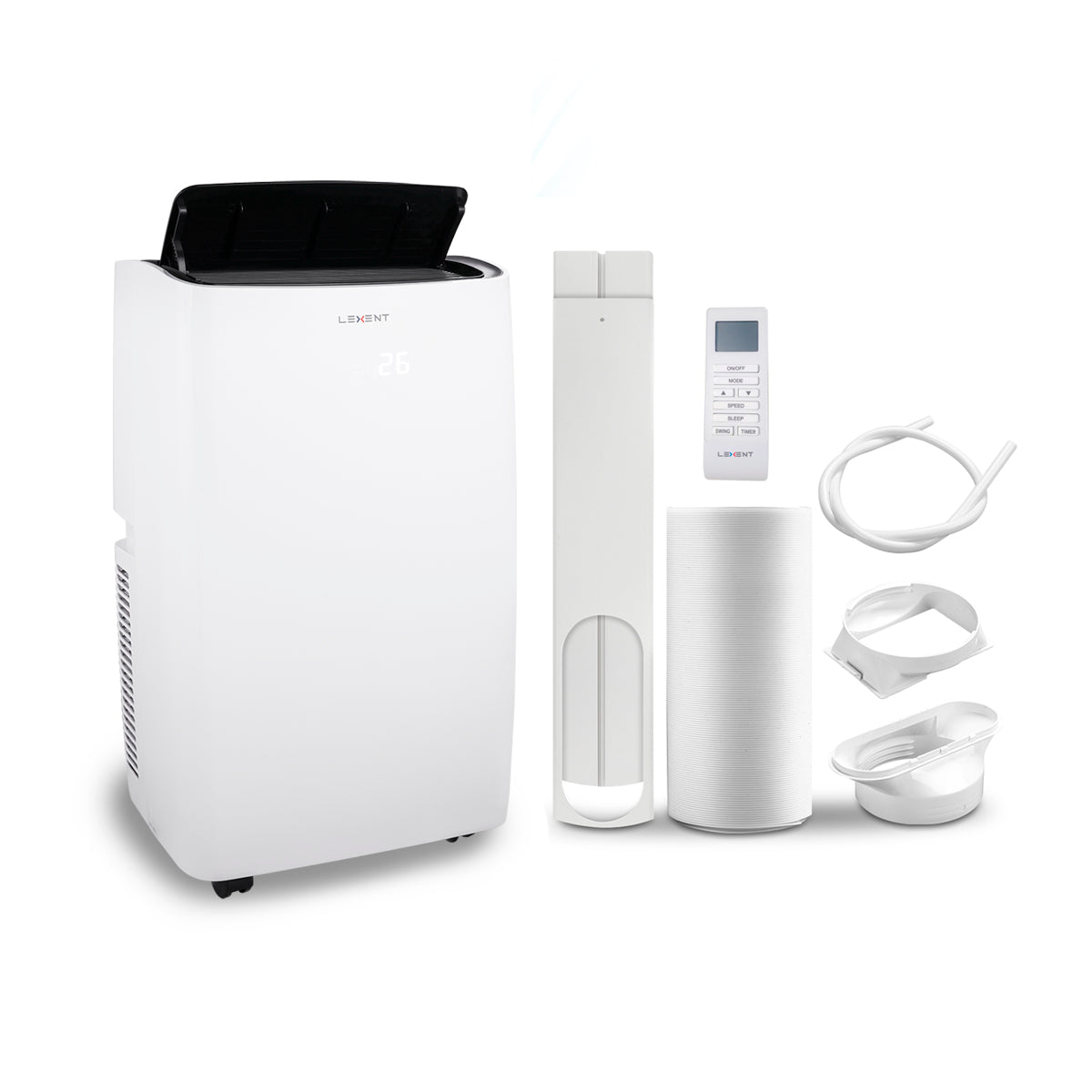 LEXENT AC7 Portable Air Conditioner / Heater 14000 BTU, 40L Dehumidifier, Model: LCH14W (48 hours delivery ordered by 3:30pm)*