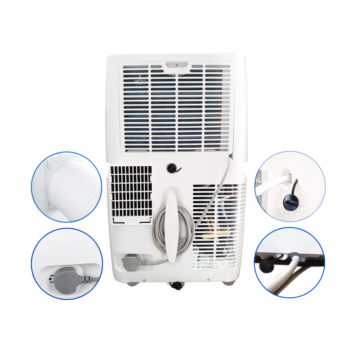 LEXENT AC7 Portable Air Conditioner / Heater 14000 BTU, 40L Dehumidifier, Model: LCH14W (48 hours delivery ordered by 3:30pm)*