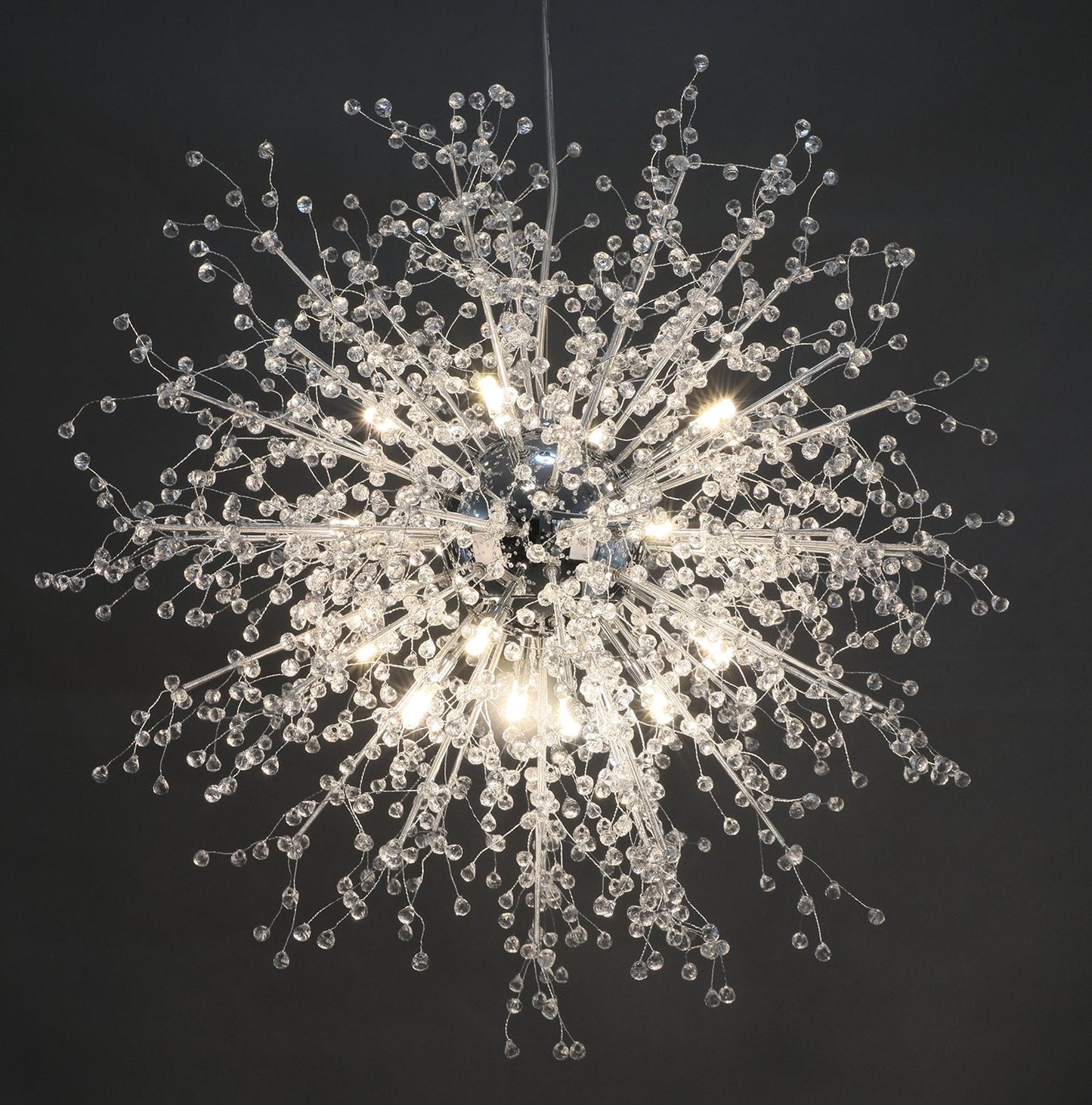 Garwarm Dandelion Chandelier LED Light Crystal Chandelier