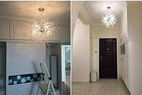 Garwarm Dandelion Chandelier LED Light Crystal Chandelier