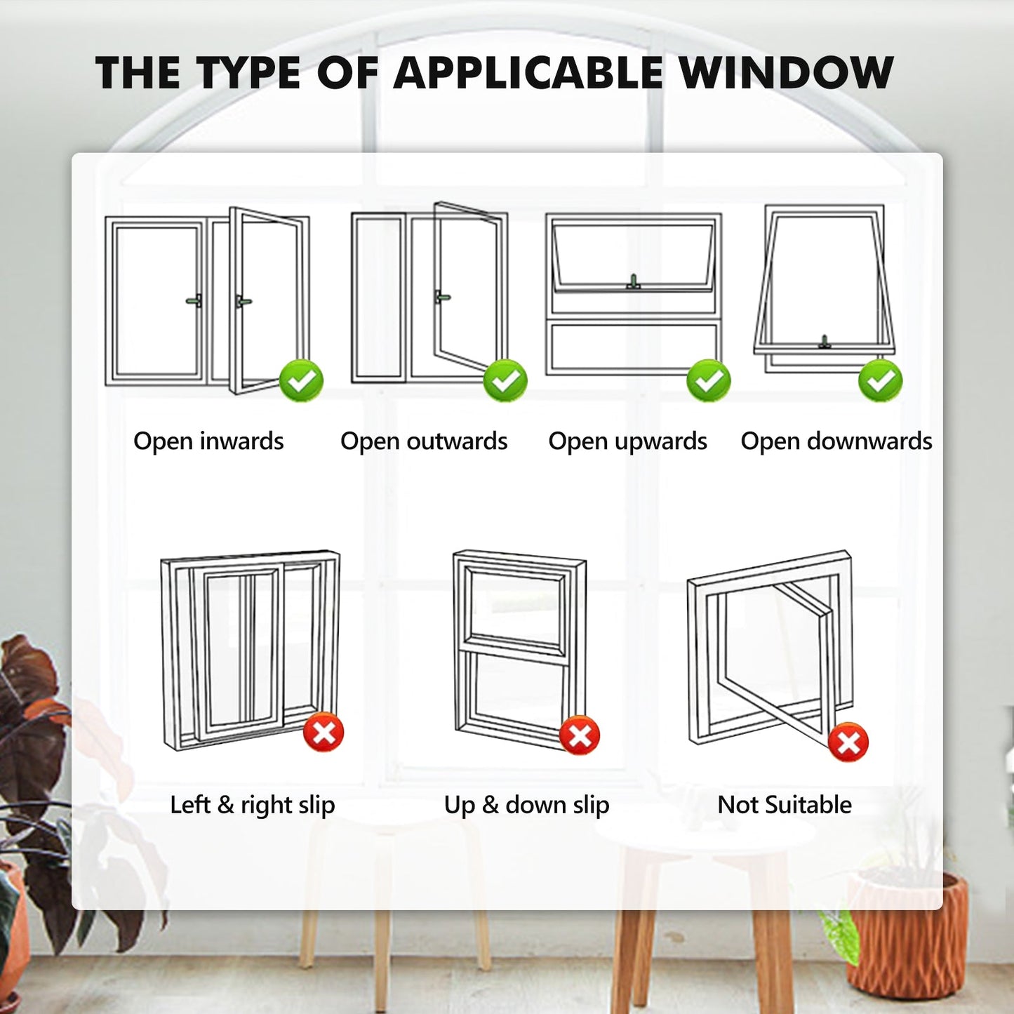 Window Sealing kit for Portable Air Conditioners, Waterproof White Air Conditioner Window Seal