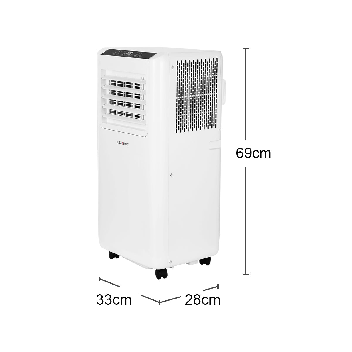 LEXENT AC5 Portable Air Conditioner 9000 BTU, 25L Dehumidifier, Model: LC9W (Next Day Delivery Ordered By 3:30pm)*