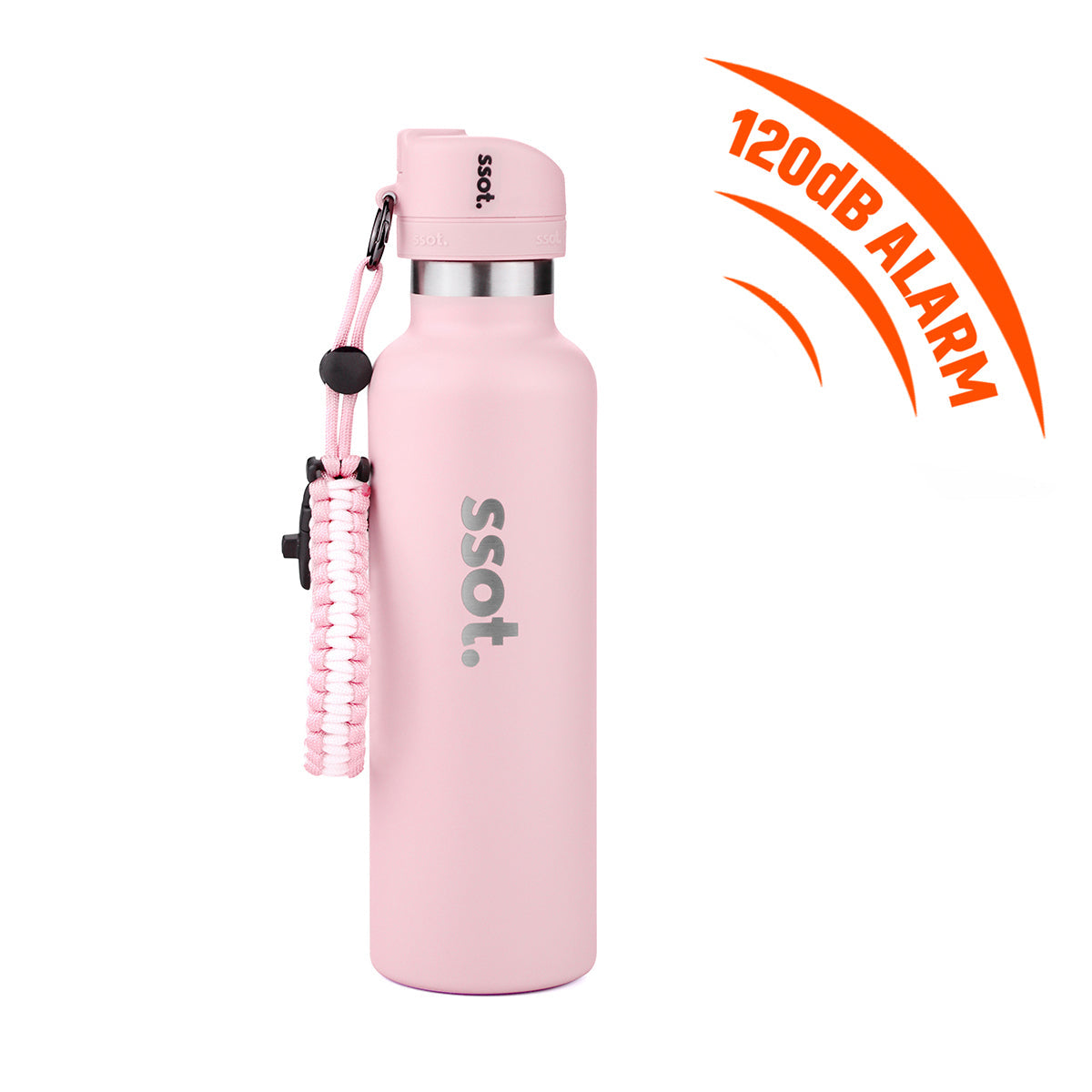 ssot. BUZZTLE Alarm Stainless Steel Water Bottle (BUZZTLE750-BSS)