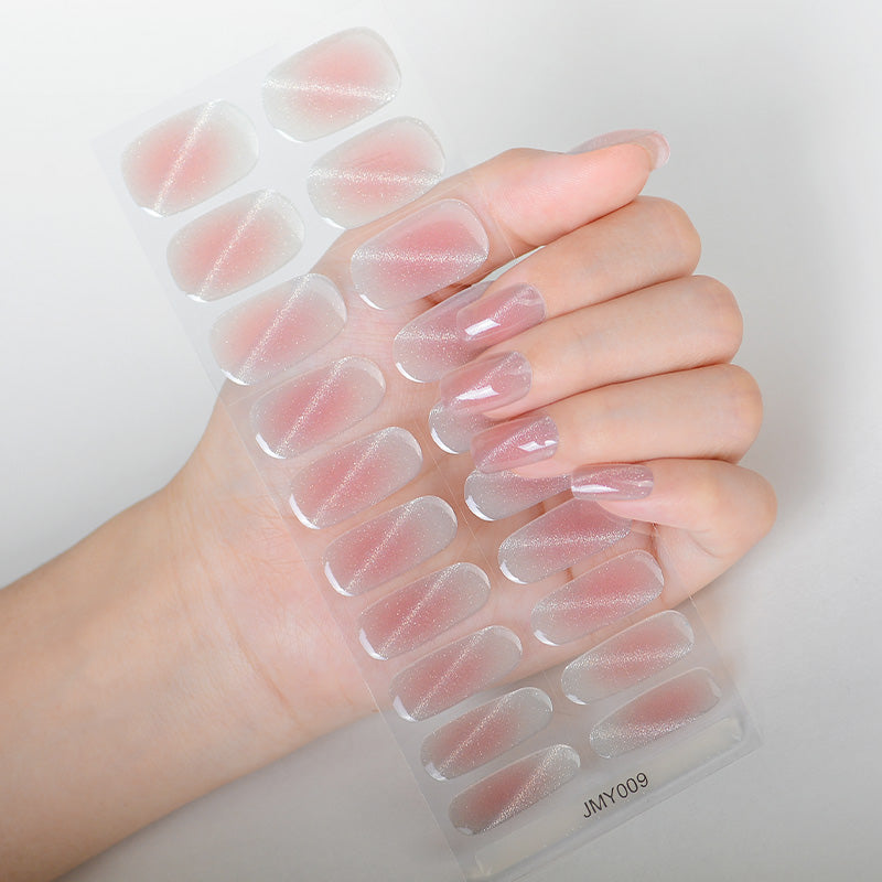 Mioga’s Cat Eye Pink Nail Wraps