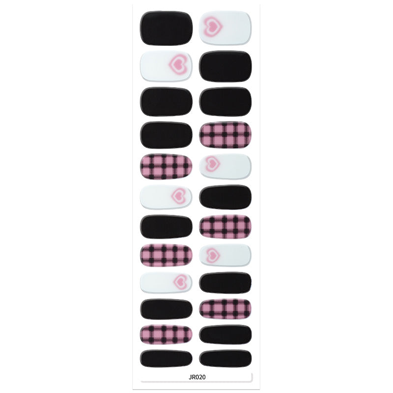 Mioga’s Playful Plaid Nail Wraps