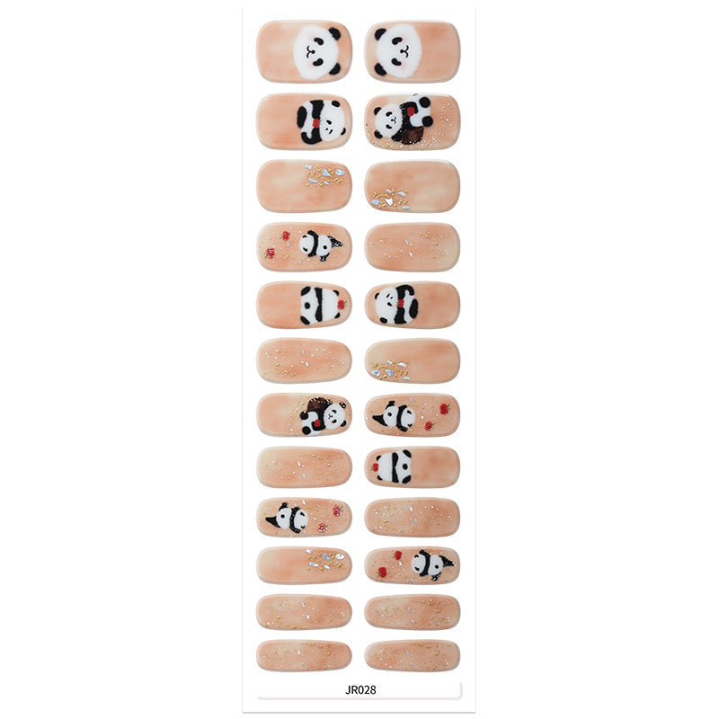 Mioga’s Adorable Panda Nail Wraps