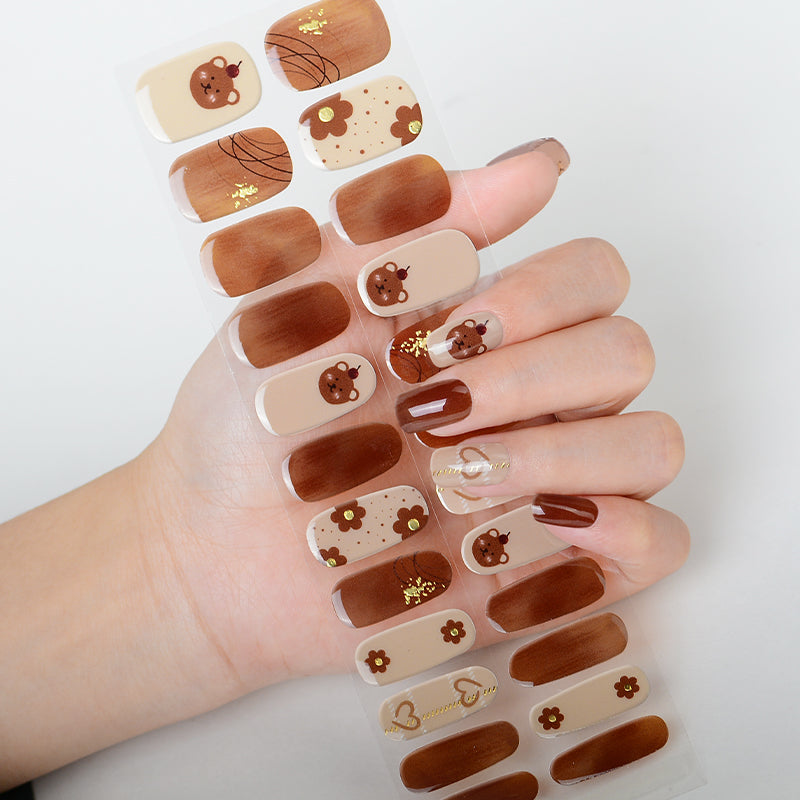 Mioga’s SugarBear and Flower Nail Wraps