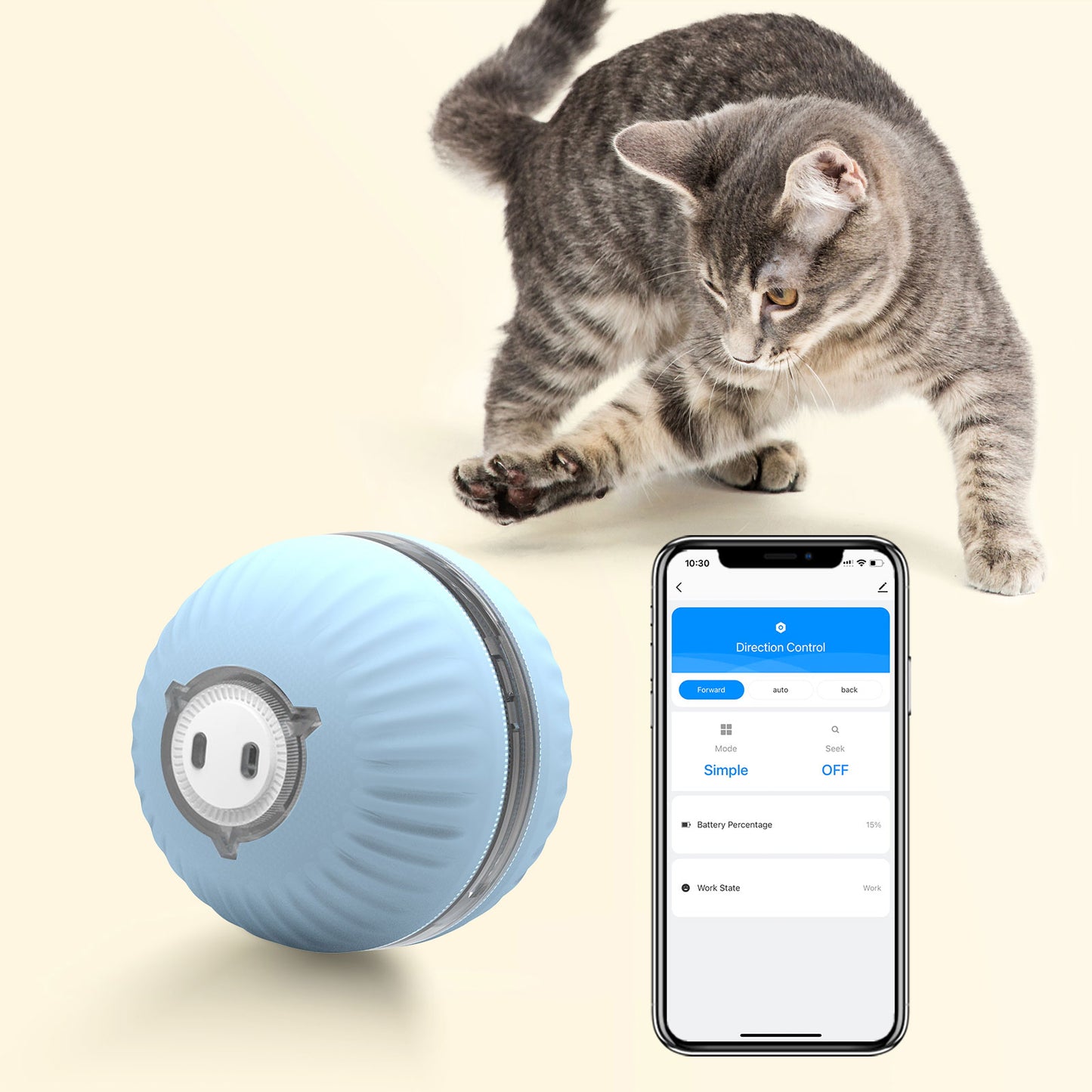 Playful Paws Interactive Cat Ball