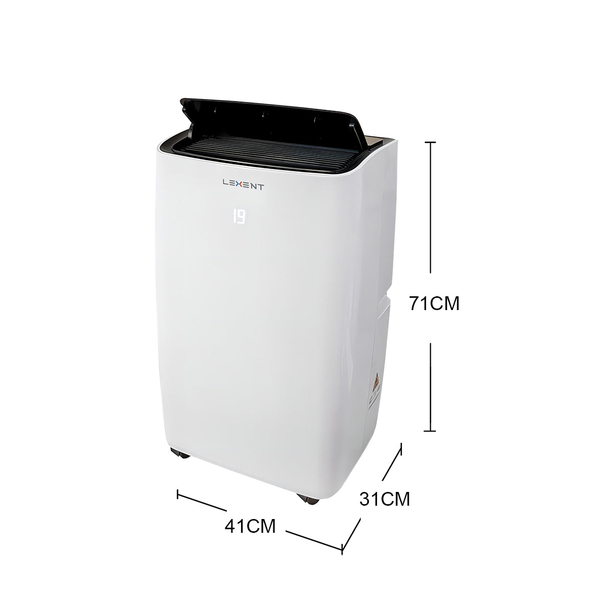 LEXENT AC6 Portable Air Conditioner / Heater 12000 BTU, 30L Dehumidifier, WiFi, Model: LCH12WF (48 hours delivery ordered by 3:30pm)*