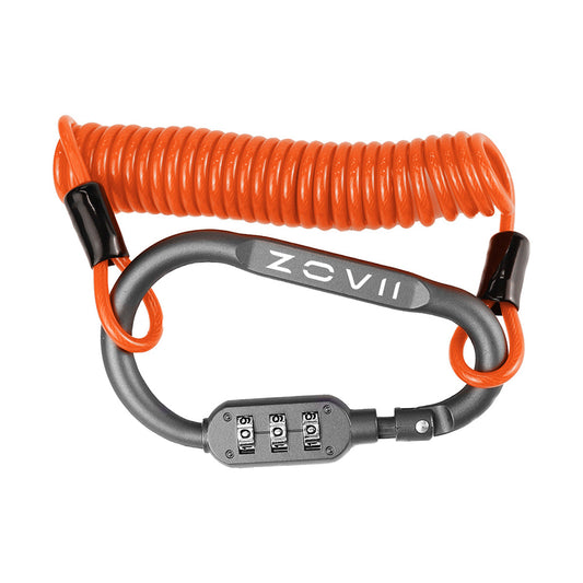 ZOVII  Light Flexible Alloy Steel 3-digit Password Helmet Lock (ZHEL2OO-FO)