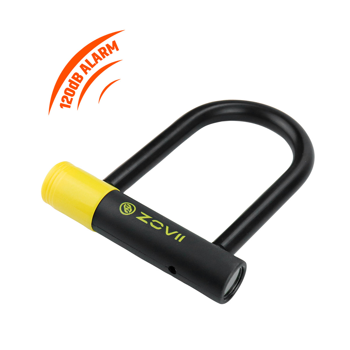 ZOVII Carbide-reinforced Steel Anti-Theft Security  Alarmed U Lock 14mm Shackle Diameter 150mm / 230mm / 300mm Height (ZNU14)