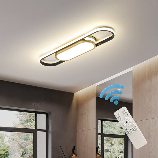 Garwarm Remote Control Dimmable Linear LED Ceiling Light